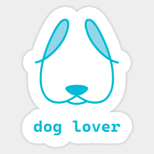 Lover of Dogs Sticker
